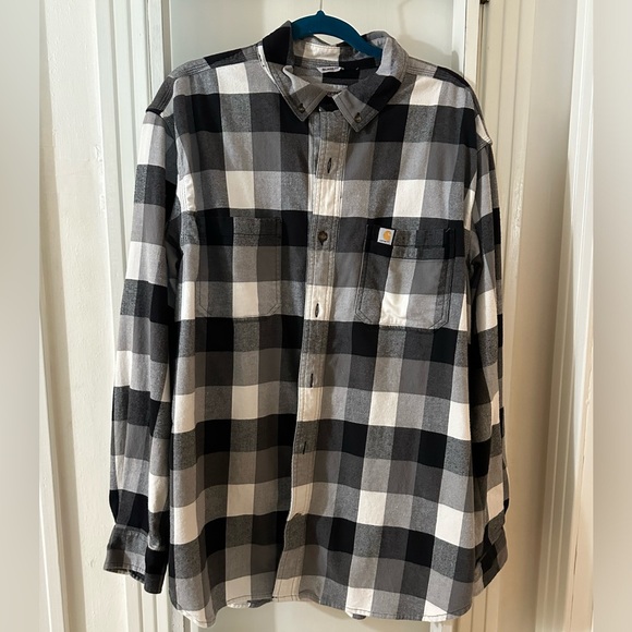 Men’s Carhartt Relaxed Fit Flannel - Picture 1 of 4